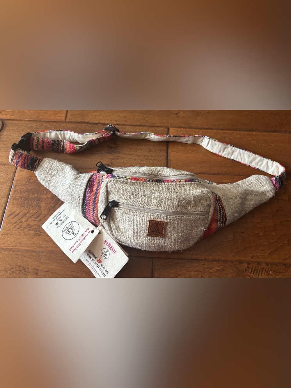 Ojas Yatra hemp fanny pack